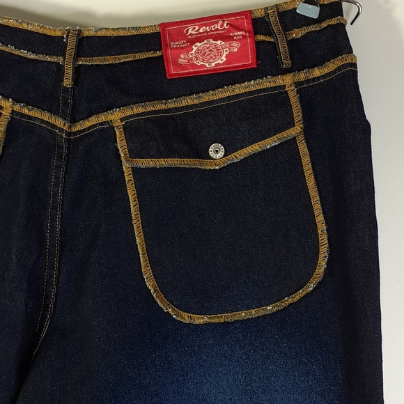 ReVolt Women's Jeans Raw Seams  Size 20 - Picture 10 of 16